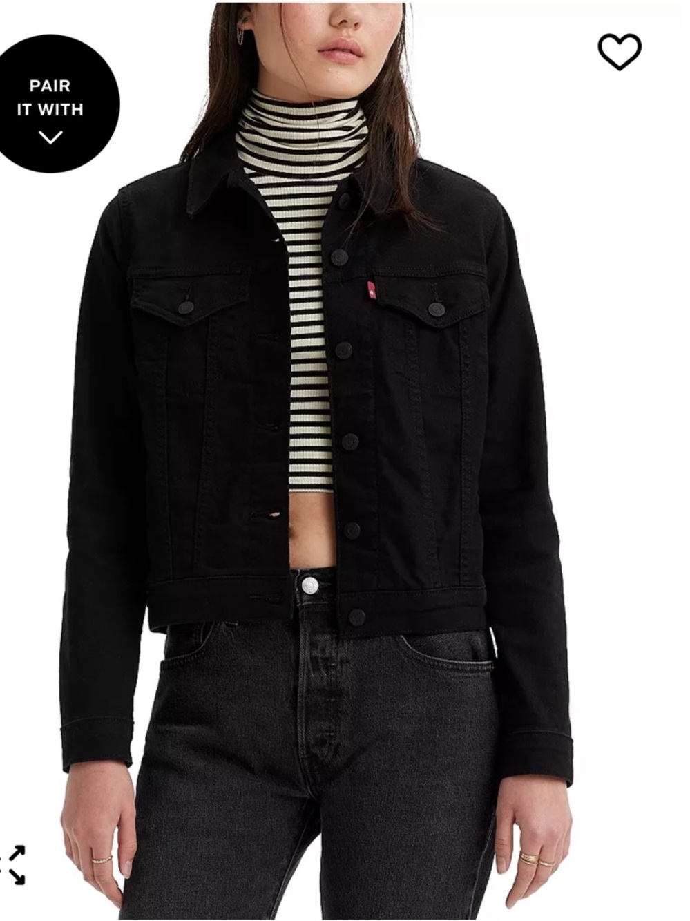 🖤Levi’s Women’s Original Cotton Denim Trucker Jacket - Size Medium🖤